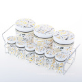 Cosmetics Packaging Saisonings Jam Honey Sugar Jar Storage APOTHECARY Pot pour l&#39;assaisonnement d&#39;épices Aliments